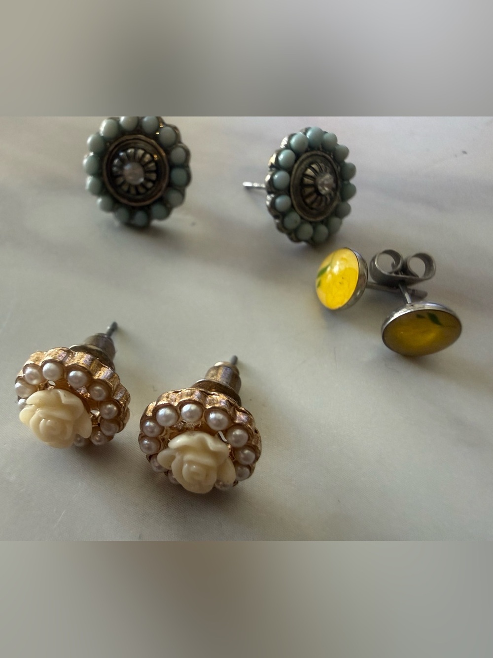 Bundle of 3 Pair of Earrings, Women’s Stud Earrings